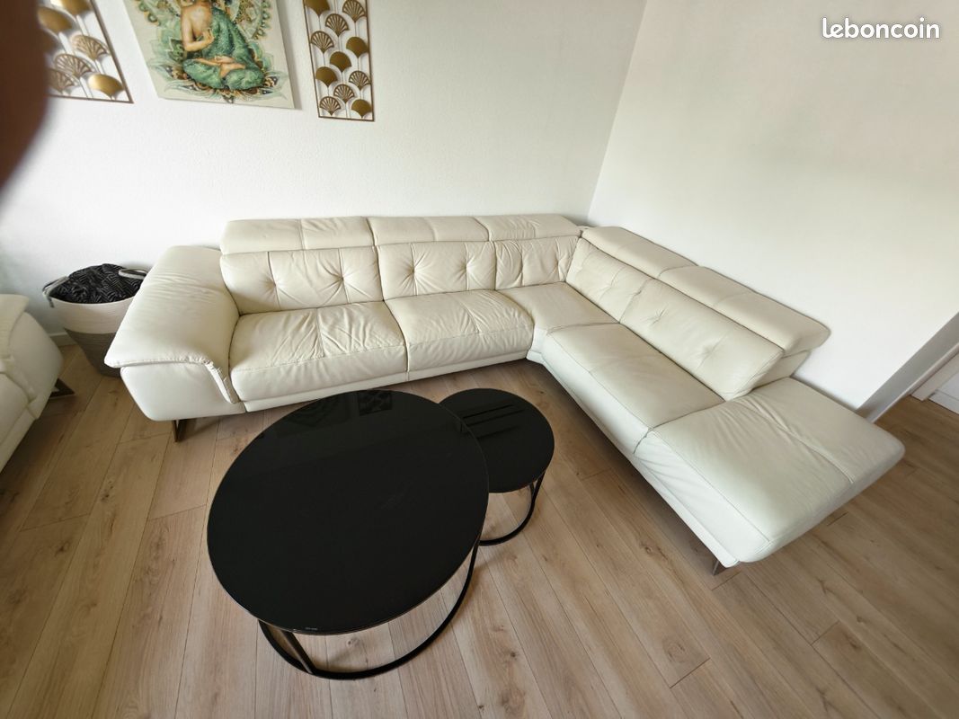 Ensemble canapés en cuir (image 3)