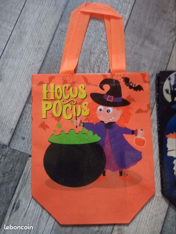 Sacs à friandises vintage Fun World pour Halloween : motif sorcière, lot de 15 - France