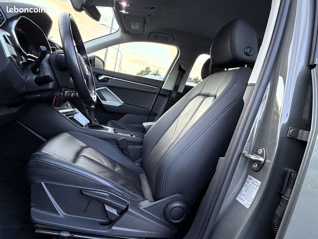 AUDI Q3 SPORTBACK 35 TFSI 150 ch S tronic 7 S line 1ère MAIN/CUIR/NAVI MMI/FULL LED/CAMERA/ACC/HISTORIQUE COMPLET/GAR (image 14)