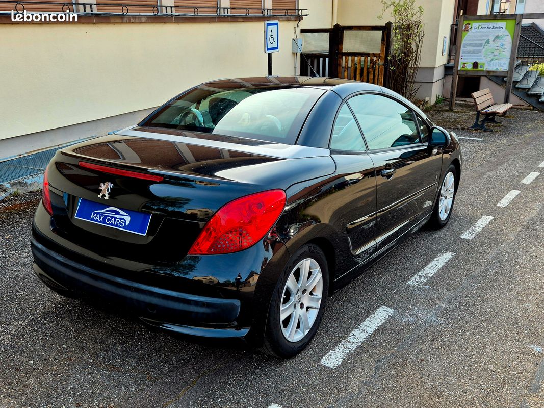 PEUGEOT 207CC 1.6 Vti 120 ch km 120500 ct-6-mois garantie 12-mois (image 2)