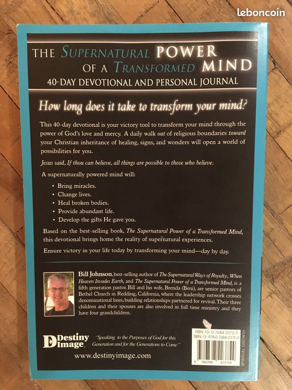The Supernatural Power of a Transformed Mind: 40-Day Devotional and Personal Journal de Bill Johnson (image 2)