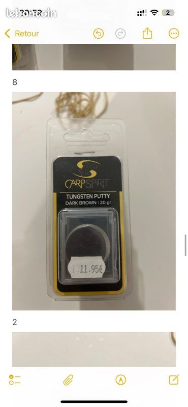 TUNGSTEN PUTTY DARK BROWN | 20 gr (image 1)