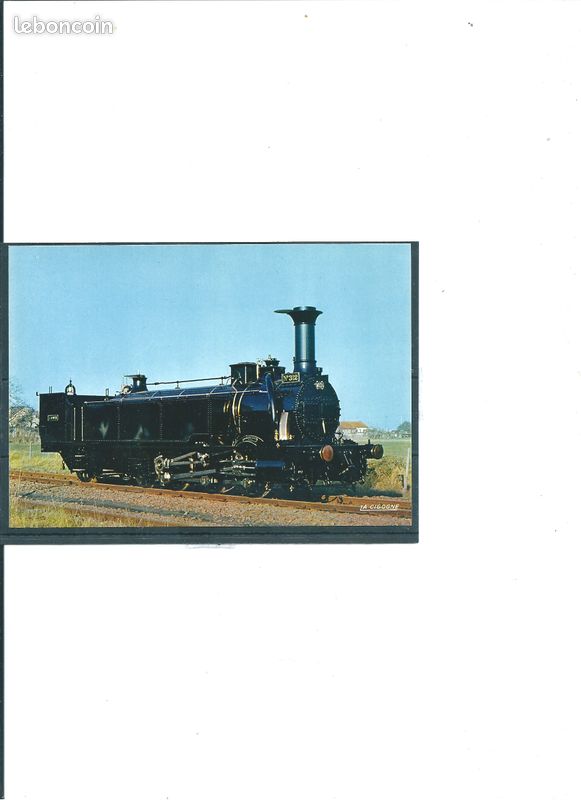 LOT de 3 CARTES POSTALES THEME LES TRAINS (image 2)