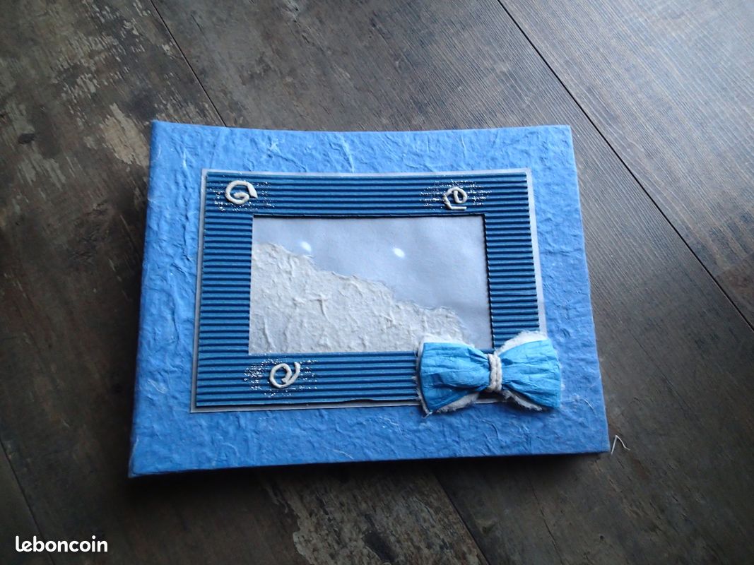Album photos bleu (image 1)