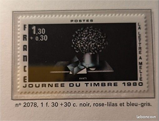 France 1980 année complète de timbres neufs