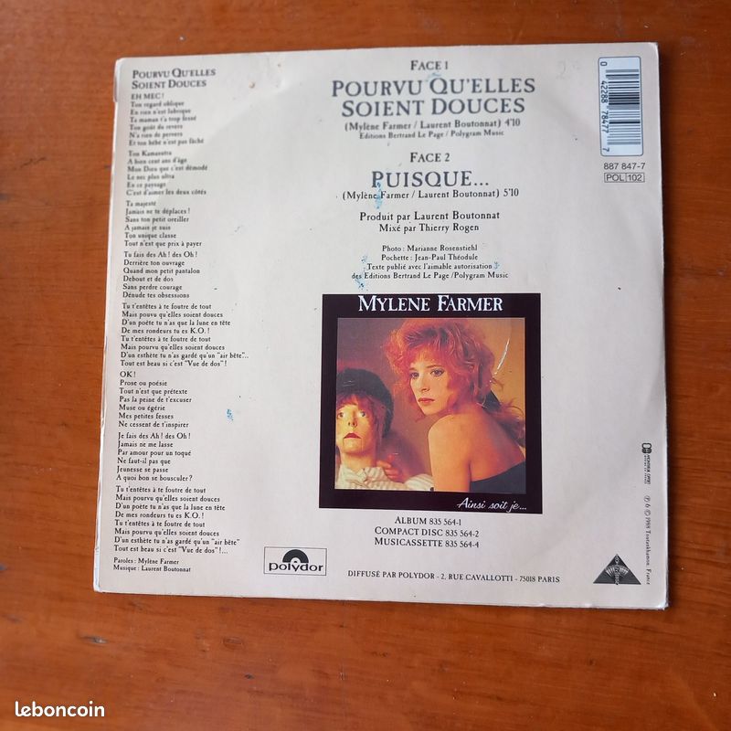 2 45 tr mylene farmer (image 2)