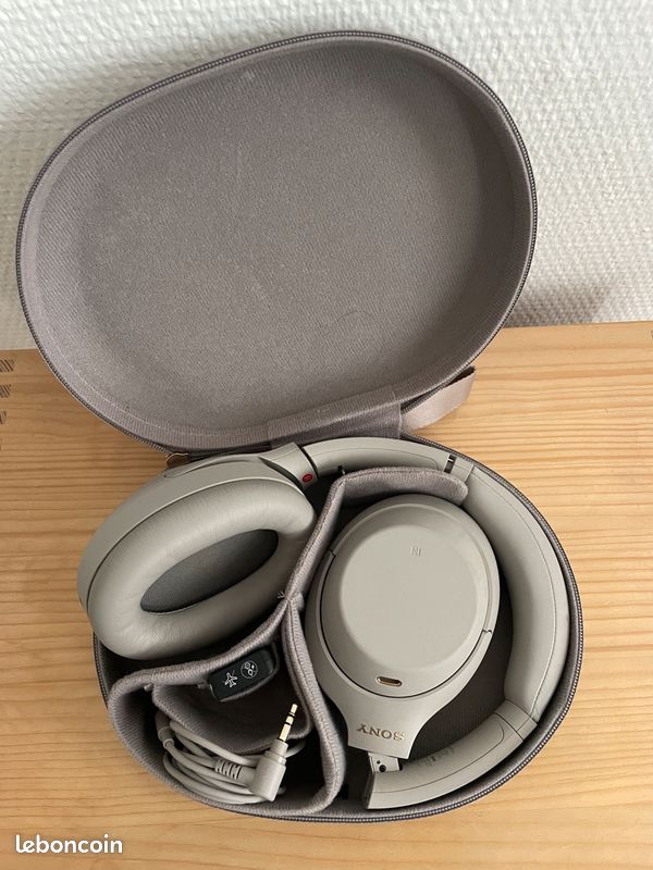 Casque Sony WH1000XM4 - Beige (image 1)