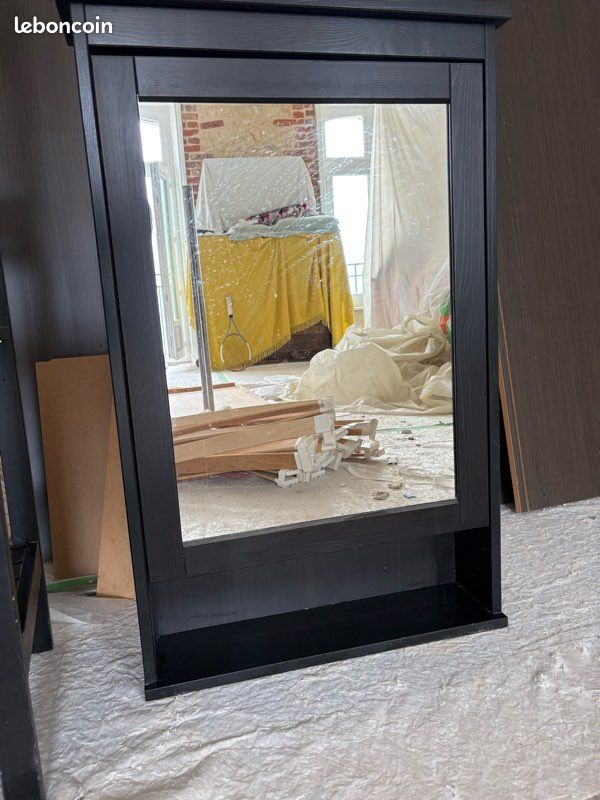 Miroir et colonne salle de bain Hemnes IKEA (image 2)