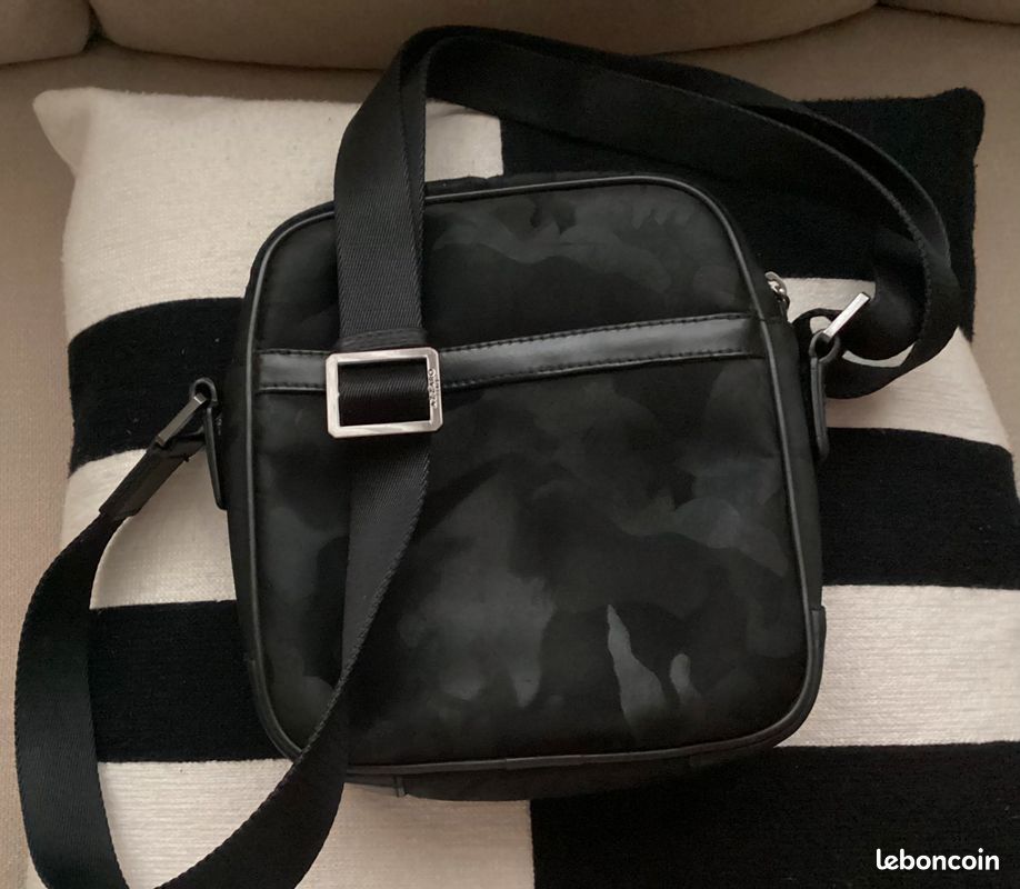 Bag Sacoche Azzaro Paris Cartable Noir Azzaro Sacoche AZZARO Paris