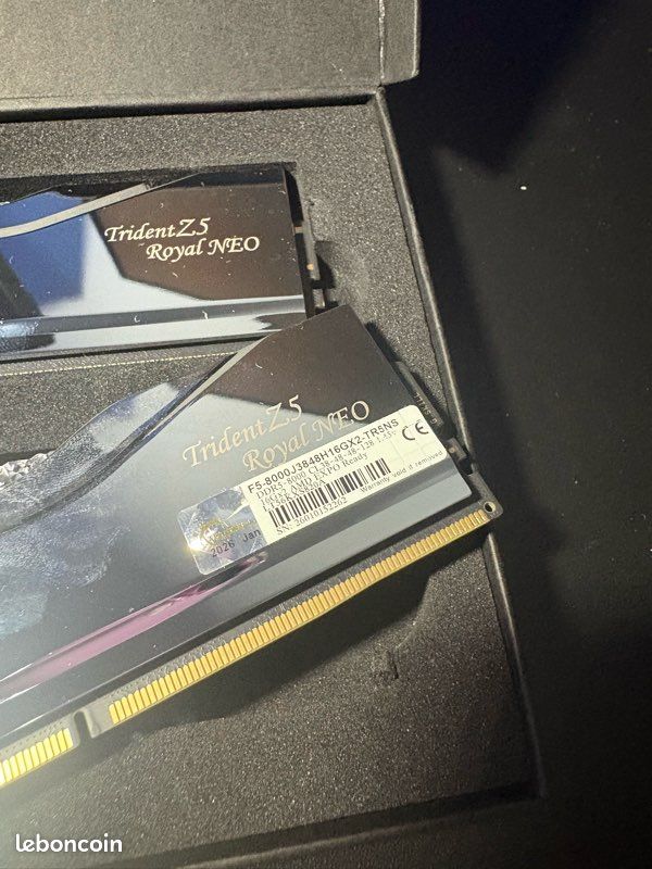 Ddr5 32go 8000mhz gskill trident Z5 Royal Neo (image 3)