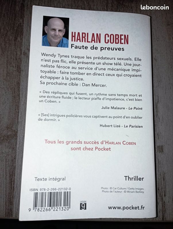 Roman Harlan Coben Faute de preuves (image 2)