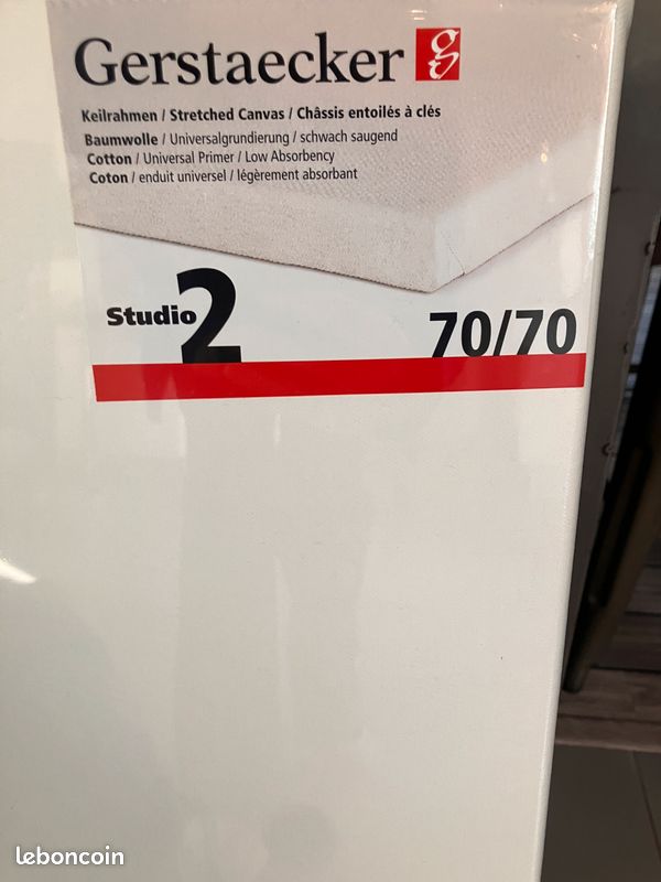 Châssis entoilés en coton Gerstaecker Studio 2 - 70x70 (image 2)
