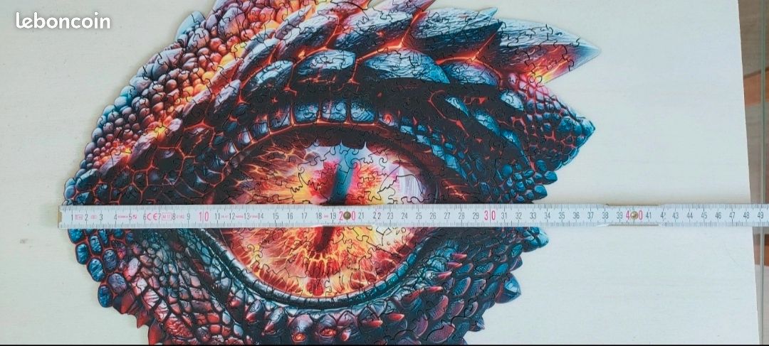 Puzzle Dragon En Bois Pour Adulte – Pièces Irrégulières – Boîte Cadeau Incluse – Anti-stress Et Déco – Idéal Anniversaire