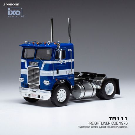 Modèle Réduit Tracteur Freightliner COE 1976 - IXO 1:43, Blanc, Neuf