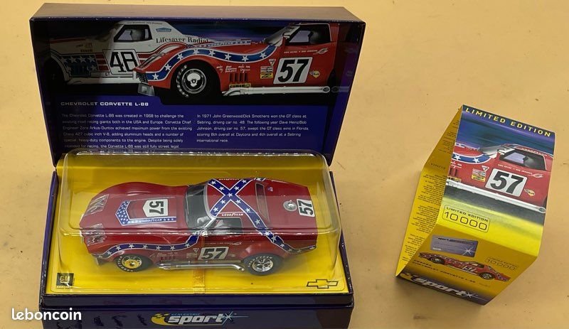 SCALEXTRIC Corvette Dragster Stingray – Slot Racing SCX Vintage, Boîté NEUF