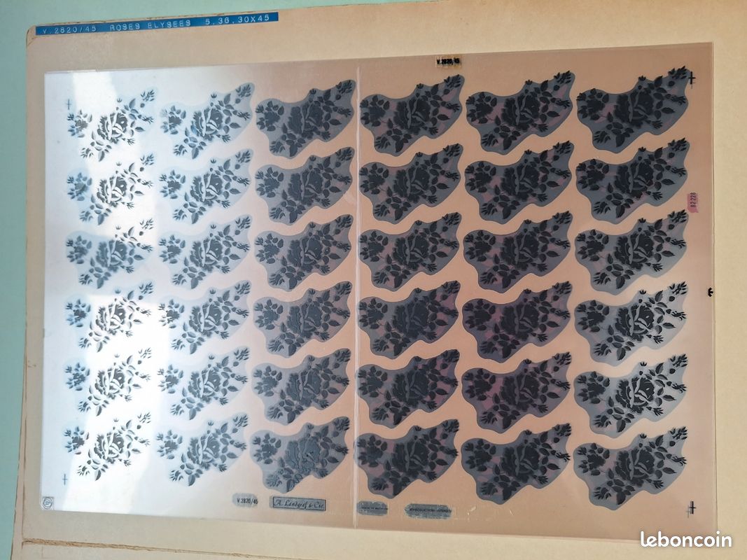 Serigraphie Roses Elysées (image 4)