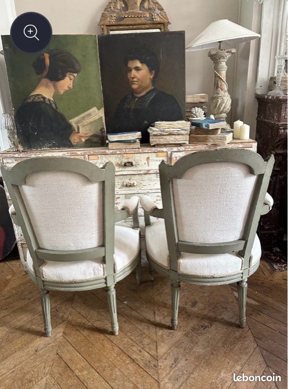 Fauteuil Louis XVI -paire (image 2)