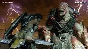 NOTÉ 19/20 PAR VIDEO_COM MARINES CONTRE ALIENS, DE LA TRONÇONNEUSE À LA GROSSE ARTILLERIE : PAS DE PITIÉ JEU XBOX 360 GEARS OF WAR 3. STICKERS MANETTES ET CONSOLE. JOUABLE SEUL ou À PLUSIEURS (image 5)