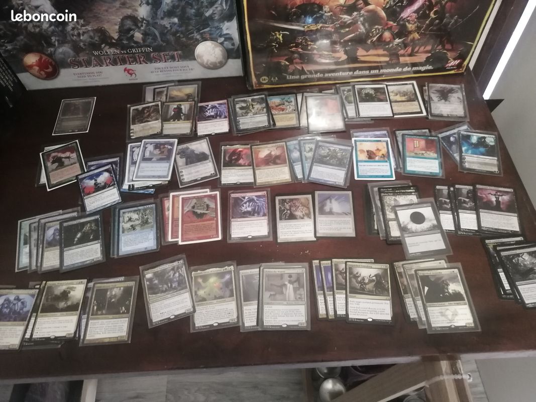 Lot Magic MTG + proxys/test cards incluses (image 1)