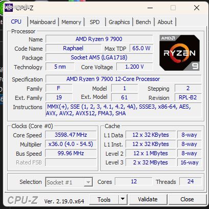 PC Gamer AM5 - Ryzen 9 7900 - 32Go DDR5 - RTX 3070 (image 11)