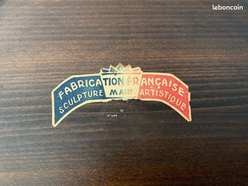 Plateau bois sculpté vintage (image 8)