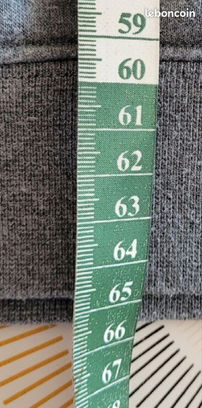 Champion Sweat Hoodie crewneck TS/TFr36- Gris Chiné-Logo Noir Devant-Coupe Comfort Fit (image 14)