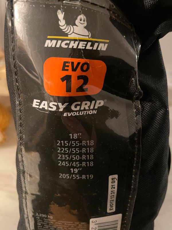 Chaînes Michelin easy grip EVO 12 - Équipement auto