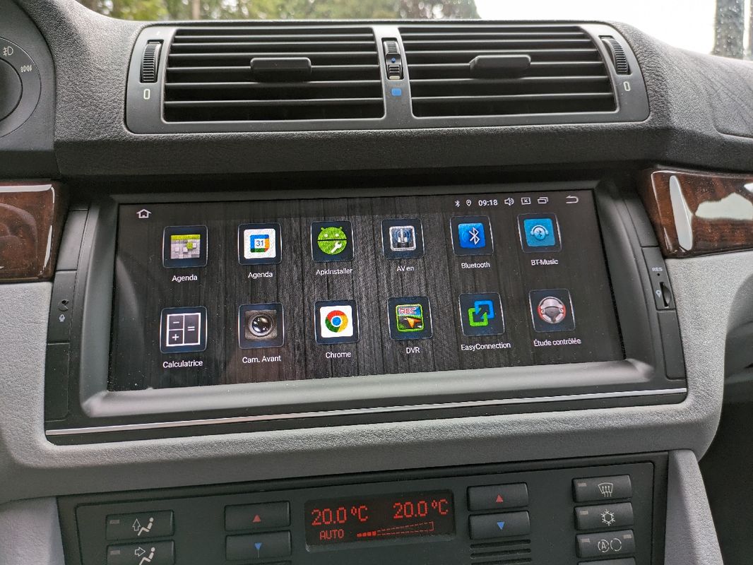 Autoradio GPS/BT ERISIN pour BMW E39 - Équipement auto
