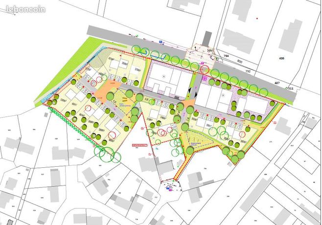 Terrain 371 m² Saint Barthelemy D Anjou