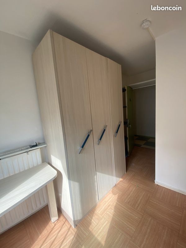 Armoire Gautier + bureau et sommier assortis ensemble ou séparément chambre ado à vendre Paris 19e (image 2)