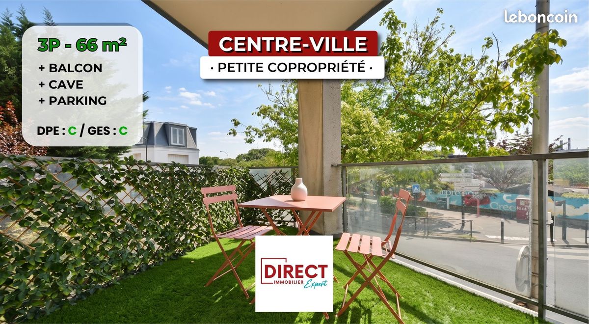 Appartement 3 pièces 66 m² · à Alfortville · 66 m² · 328 000 €