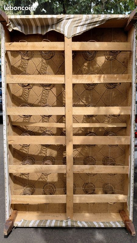Sommier et matelas en laine (image 3)