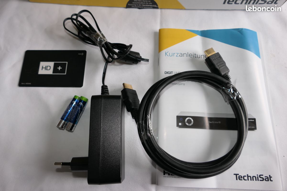 Récepteur Satellite TECHNISAT DIGIT UHD plus avec TNT/ASTRA/EUTELSAT incl. HD plus Carte (image 4)