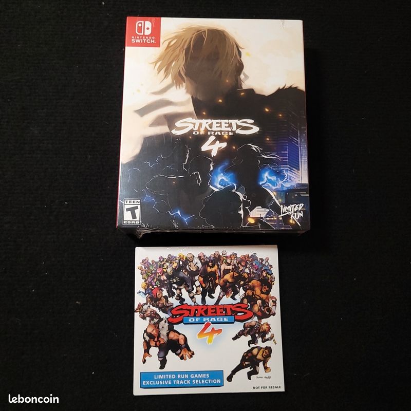 Streets Of Rage 4 Anniversary Edition – Nintendo Switch – Neuf Sous Blister