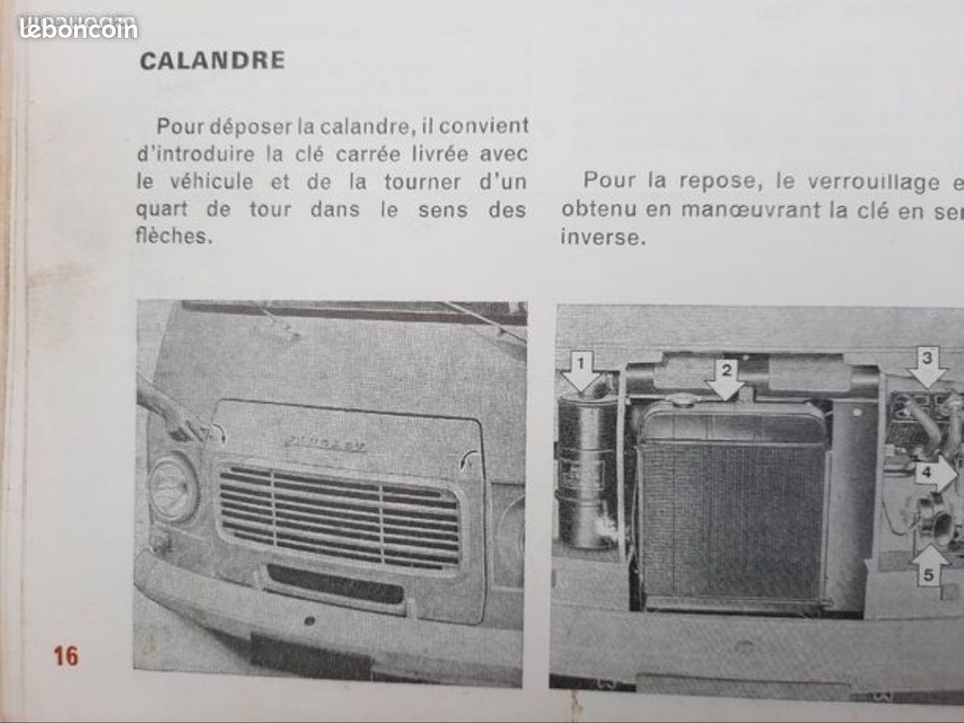 Manuel de conduite et d entretien J7 PEUGEOT (image 3)