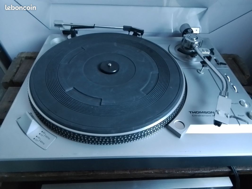 Platine Vinyle Vintage Thomson ST-35VD - Fonctionnelle - Très Bon état