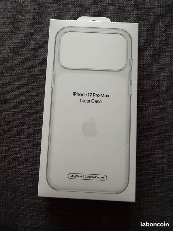 Coque iphone 17 pro max magsafe transparente (image 1)