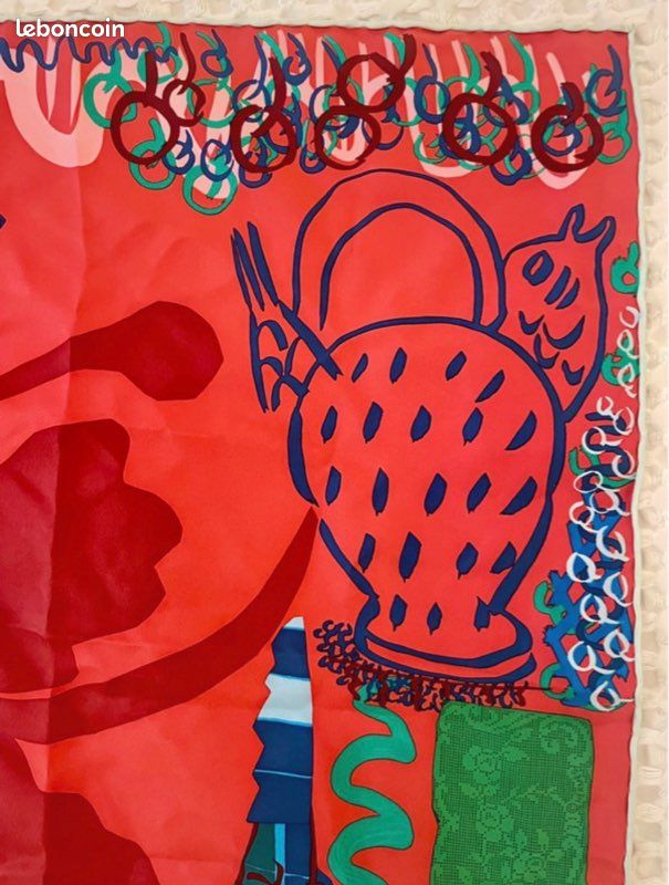 Carré en soie Hermès - Bela Silva Maison des oiseaux parleurs (image 10)