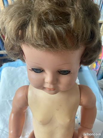 Tête De Poupée Ancienne 'Le Souriant' – Maréchal – Années 1950