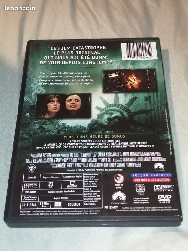 DVD - Cloverfield (image 2)