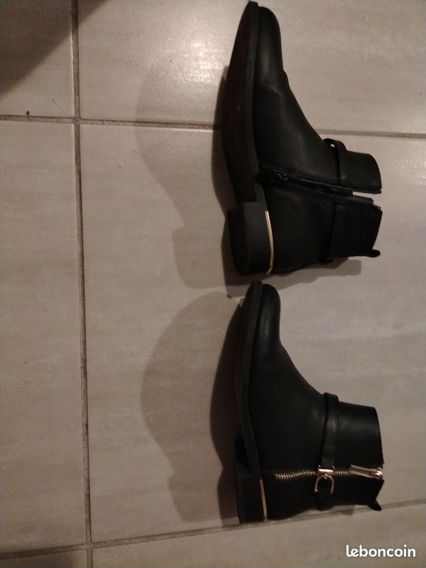Paire de bottines femme 38 (image 4)