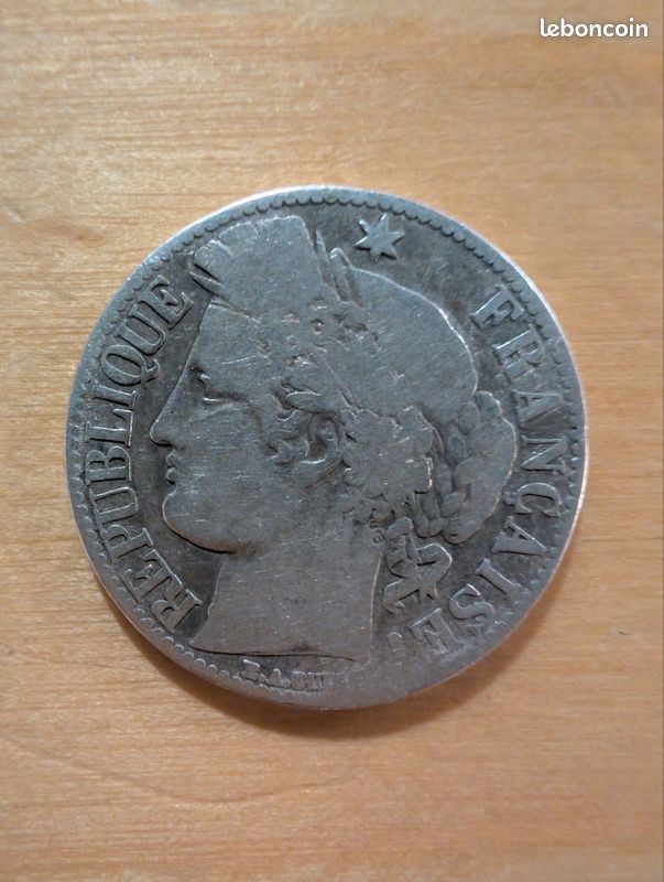 Lot piece de monnaie argent franc ceres (image 4)