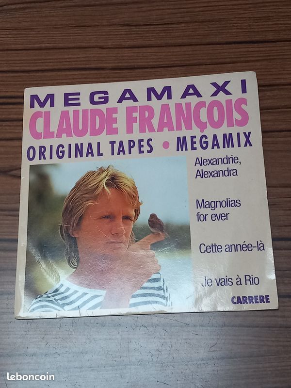 1 disque 45t claude francois megamix tb état (image 1)