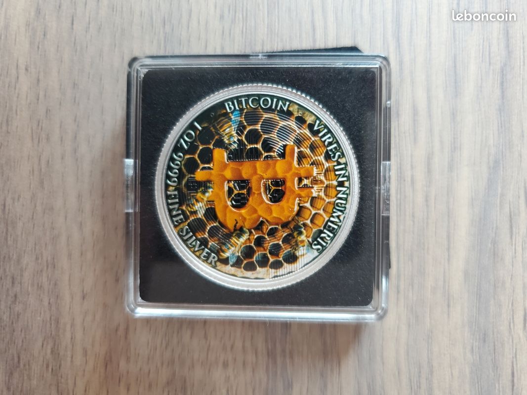 Bitcoin 1 Oz Argent 31.10 gr - Collection