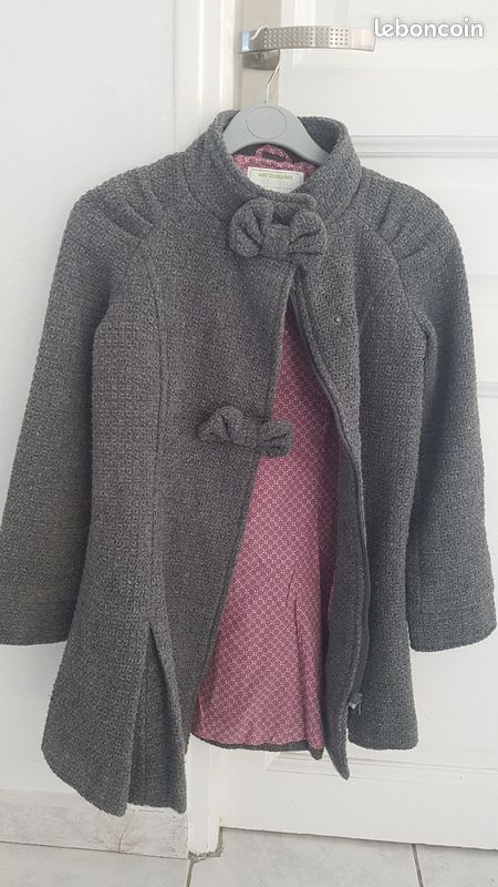 Manteau veste mi-saison fille 10 ans Vertbaudet (image 1)
