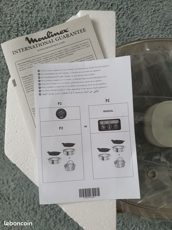 Cuiseur vapeur companion Moulinex (image 2)