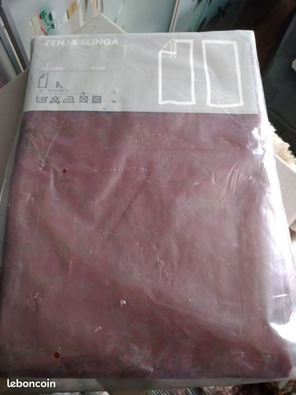 Deux paires de rideaux IKEA (image 1)