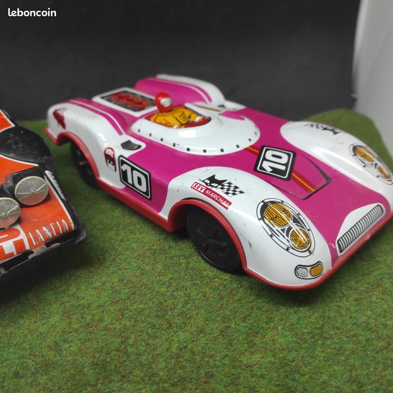 Voiture En Boite Jouet Tole Lancia Stratos Hf Joustra Ceji a Friction