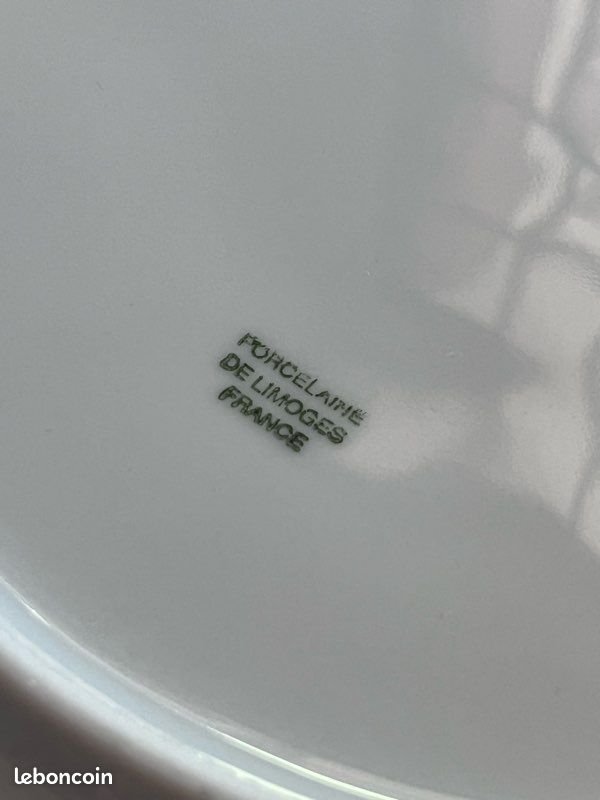 Assiettes à huître porcelaine de Limoges neuves (image 5)