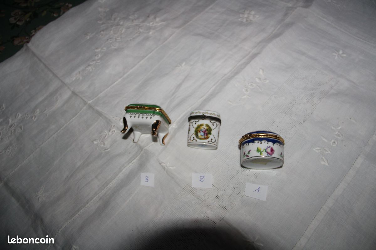 3 petites boites en porcelaine (image 3)